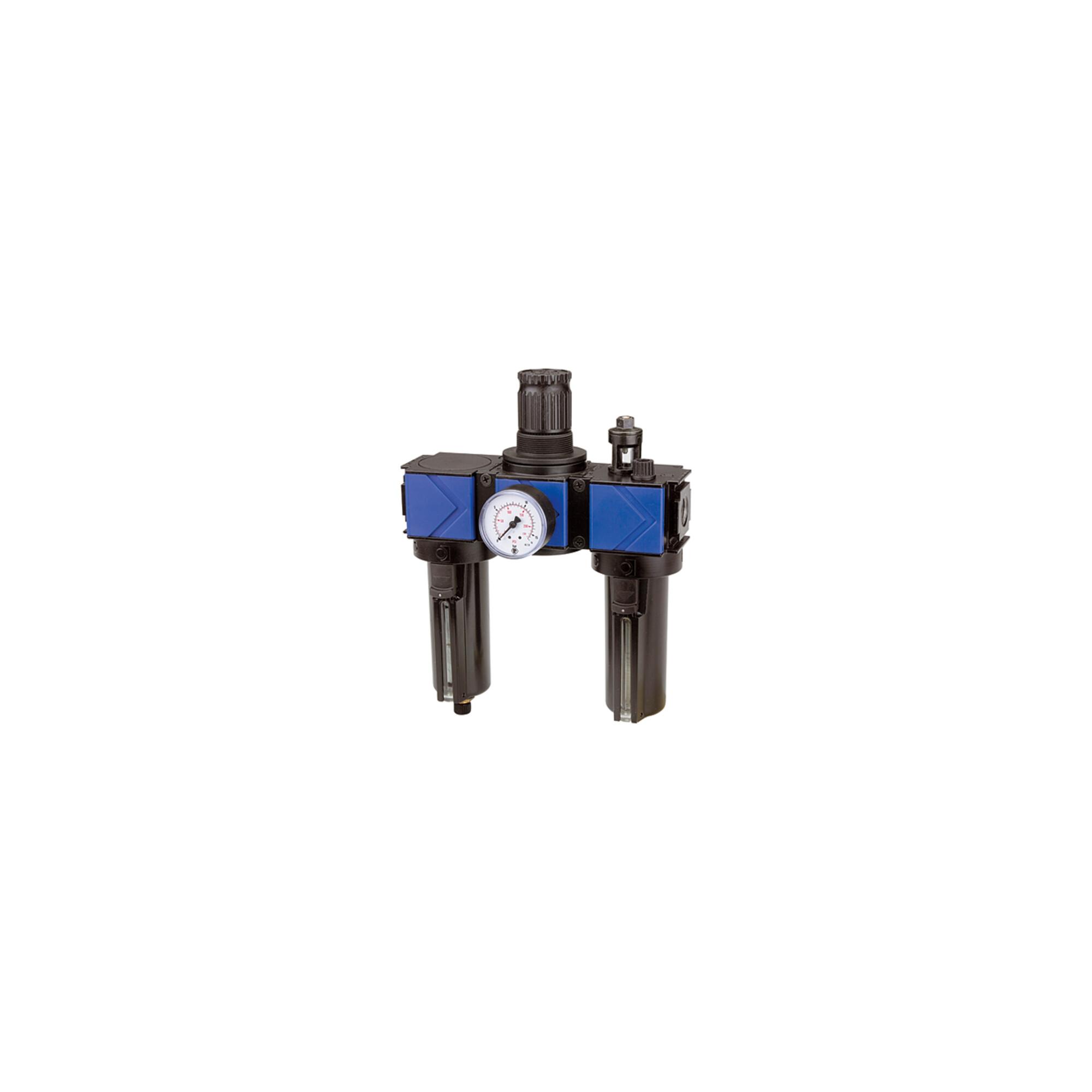 Riegler Wartungseinheit 3-tlg. »variobloc«, Metallbehälter, BG 1, G 3/8 (VW 13 M)
