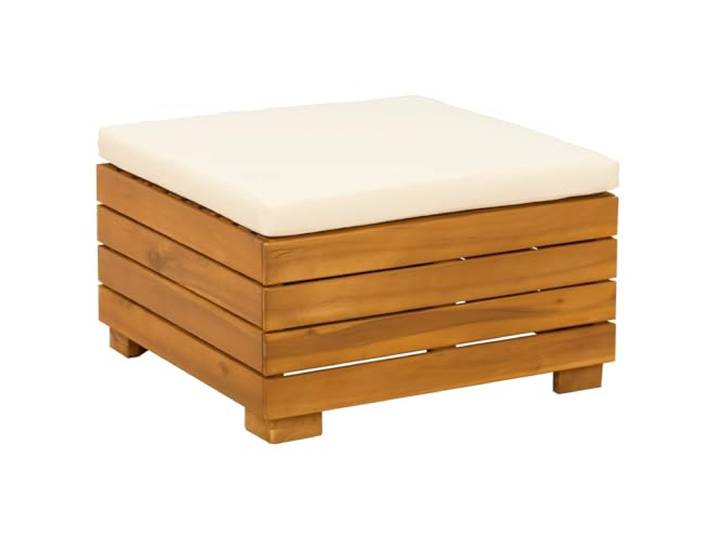 KTHLBRH Gartenloungeset 2-teilig braun Akazienholz Modulares, waschbares Kissen, atmungsaktive Leisten, 110 kg pro Stuhl