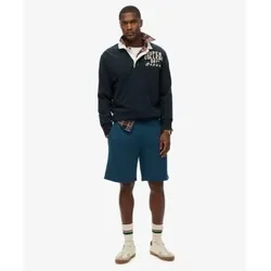 Superdry für Herren. M7110481A Kurze Hose Plain blau (S), Lässig, Baumwolle, Marine