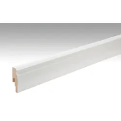 MEISTER Fussleiste Profil 10 PK  Weiß streichfähig DF 2222 - 2380 mm