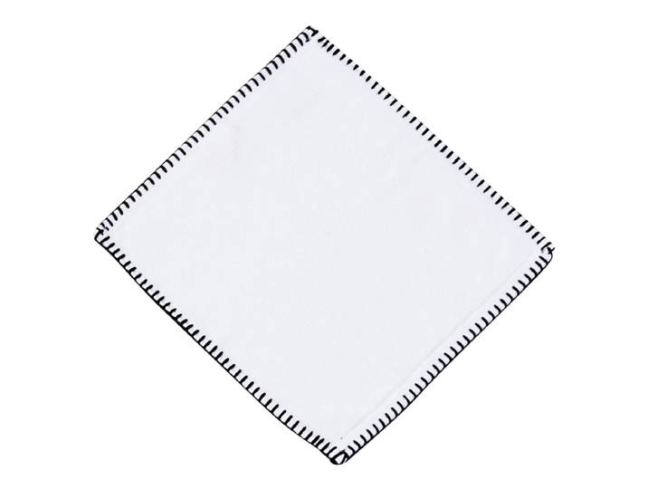 Gant de toilette Deluxe Prime 30 x 1 x 30cm Blanc/Blanc