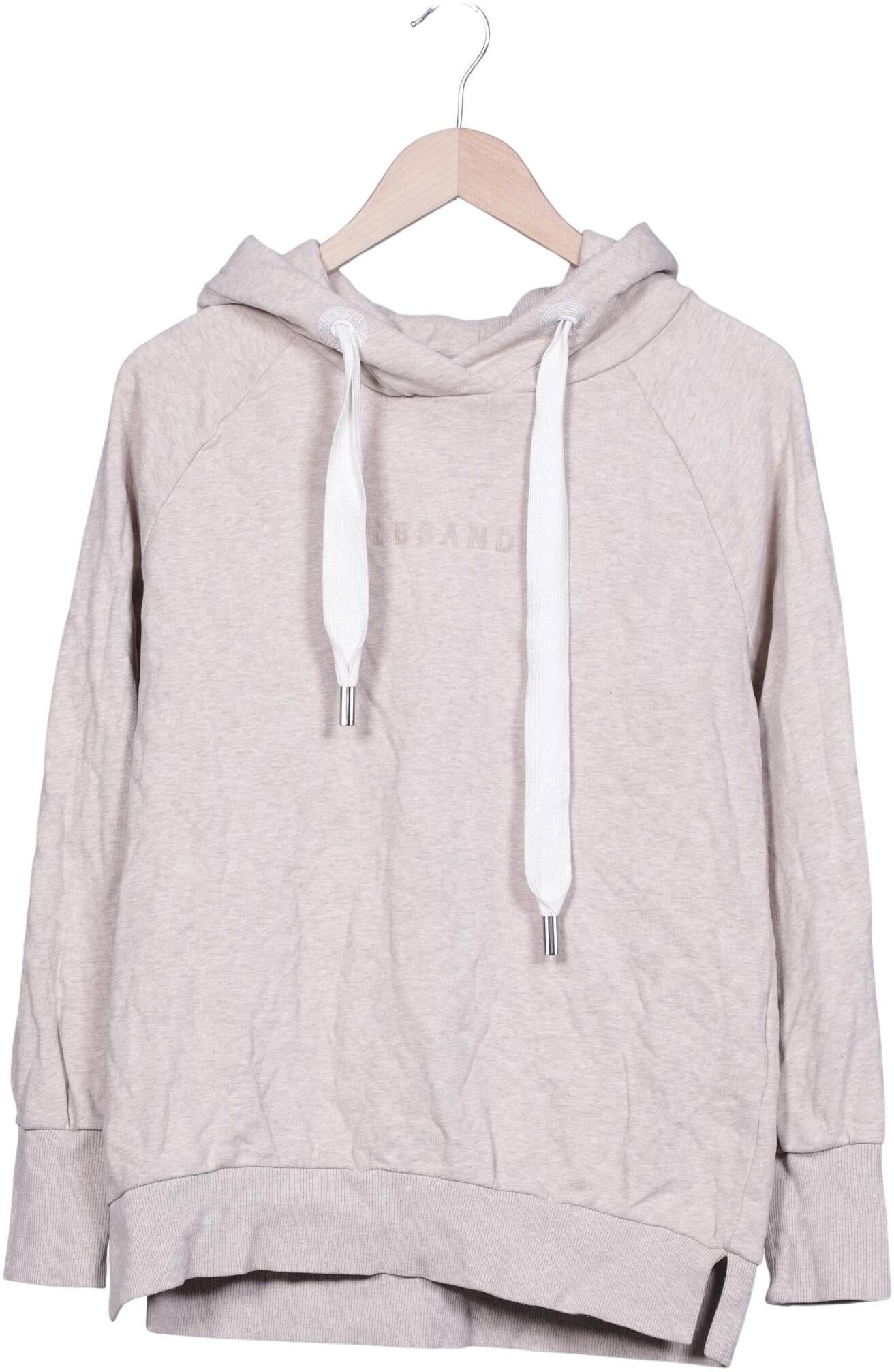 Elbsand Damen Kapuzenpullover, Beige, Gr. L, Baumwolle - Second Hand