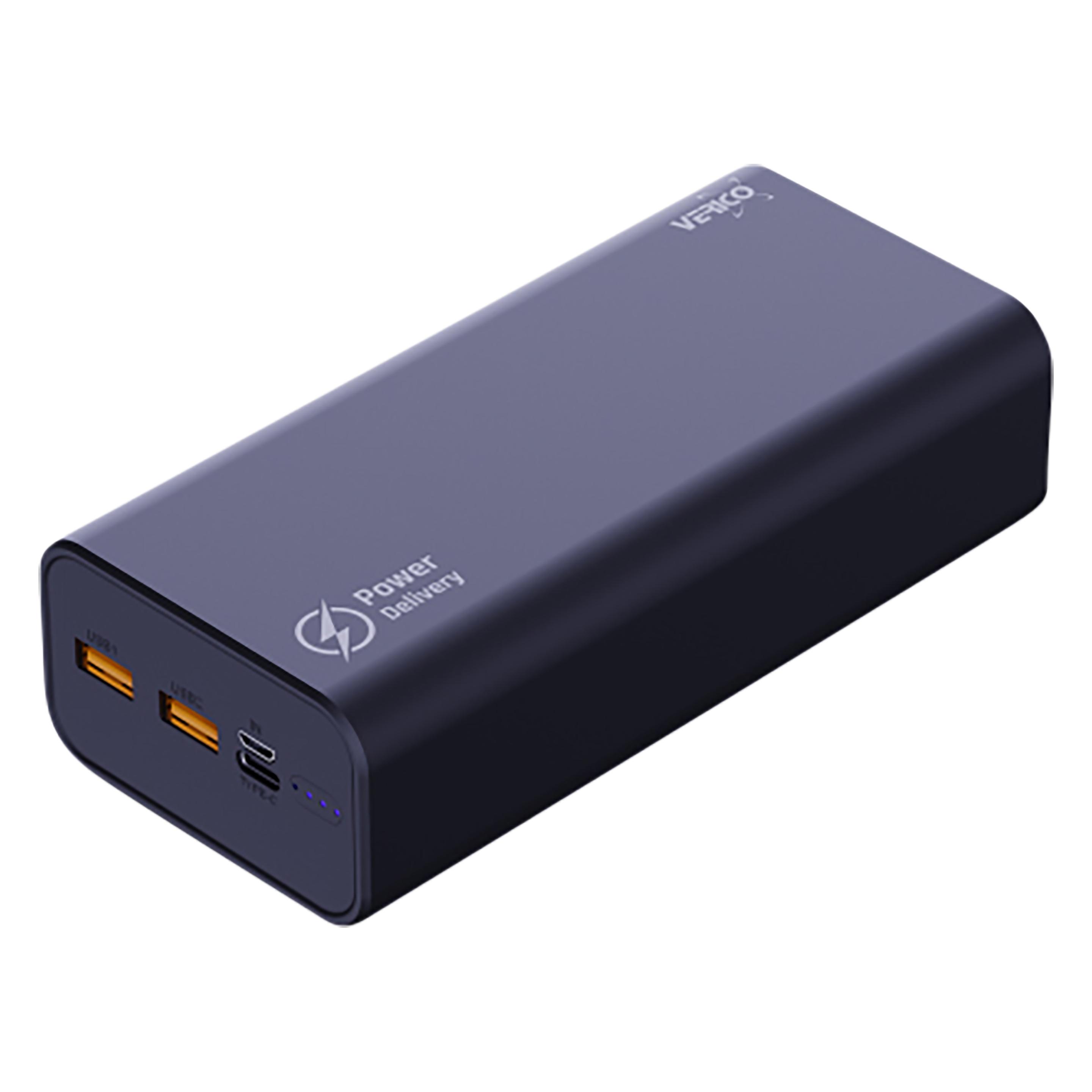 Verico Powerbank POWERPRO PD V2, 22,5W, 24.000mAh, 2xUSB-C, 1xMicro-USB, 1xTyp-C (24000 mAh, 22.50 W) (POWERPRO PD V2)