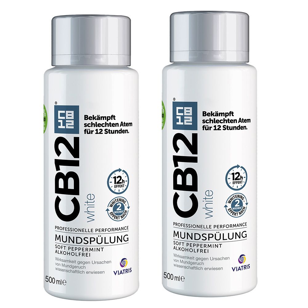 Cb12 white Mund Spüllösung 2x500 ml Mundwasser