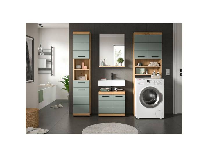 Badezimmer Scout Eiche Artisan Salbeigrün
