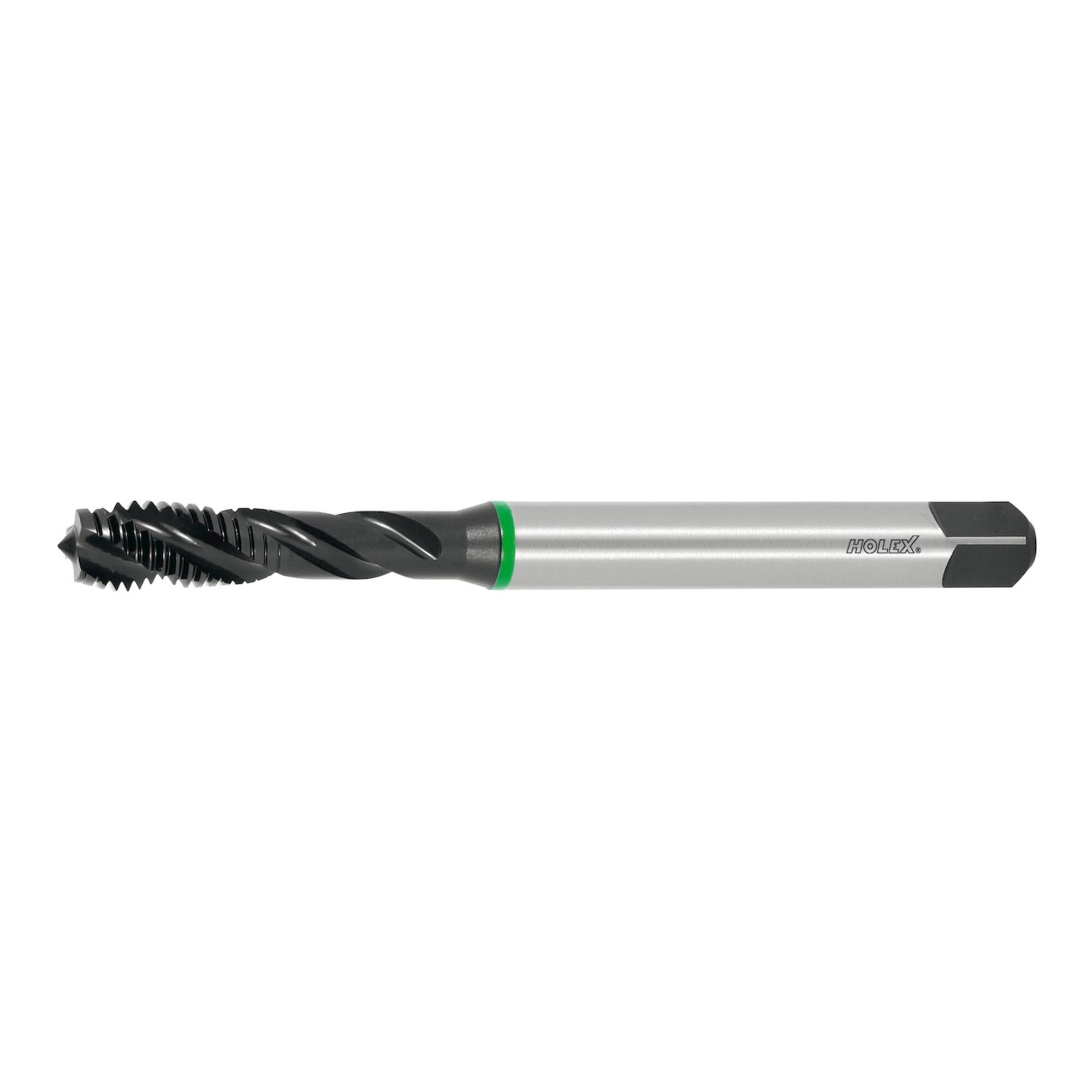 HOLEX Maschinen-Gewindebohrer HSS-E Form C M6 Gewindetiefe 18 mm vaporisiert (135855 M6)