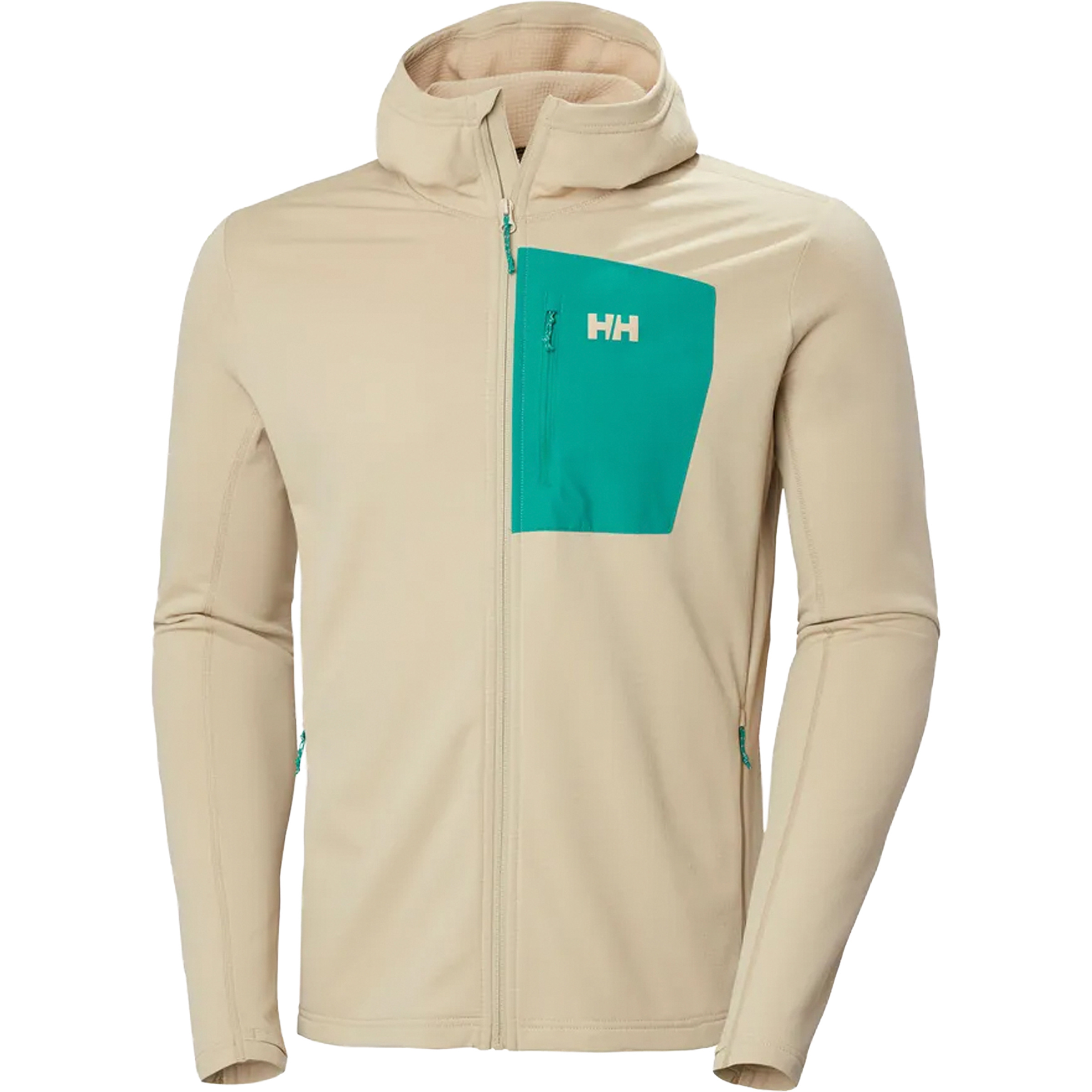 Helly Hansen Versalite Fleece Herren Fleecejacke beige Größe L Trekking Widerstandsfähig