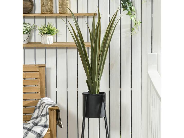 HOMCOM Agave Artificielle Pot 90cm Int/Ext