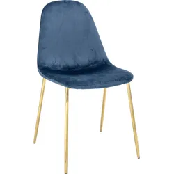 Em Stuhl blau