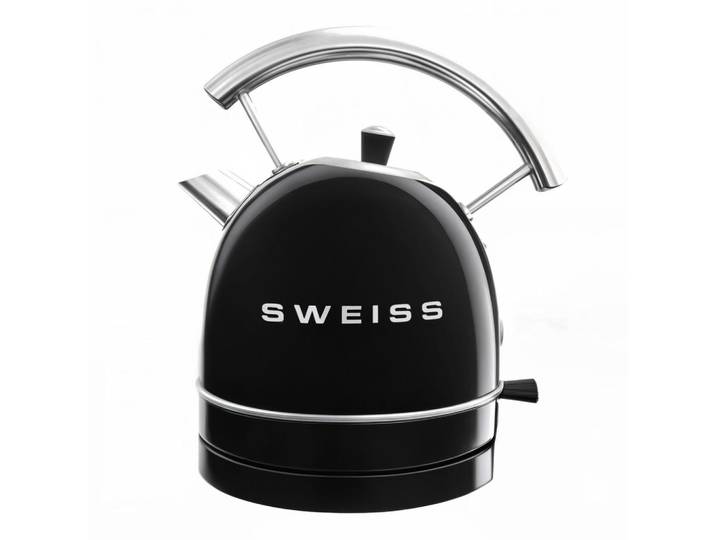 Sweiss Wasserkocher Ktl9 Schwarz, Vintage, Metall, 20x27.5x23.5 cm, Kochgeschirr, Küchengeräte, Wasserkocher