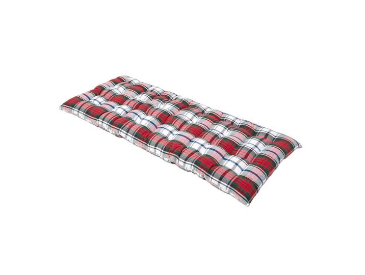 Homescapes Bankauflage Macduff Schottenkaro 2-Sitzer, Rot, Kariert, Rechteckig, 42x5x108 cm, Heimtextilien, Wohntextilien, Sitzkissen