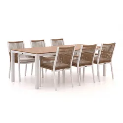 Manifesto Rivola/Fidenza 220 cm Gartenmöbel-Set 7-teilig