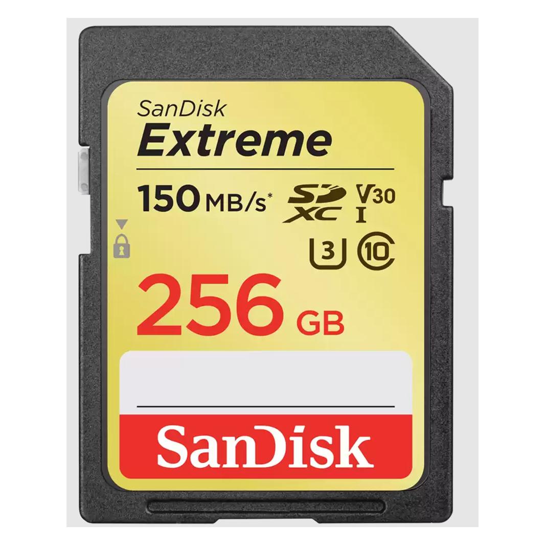 Sandisk Extreme (256 GB, SDXC, U3, UHS-I) (SDSDXVV-256G-GNCIN)