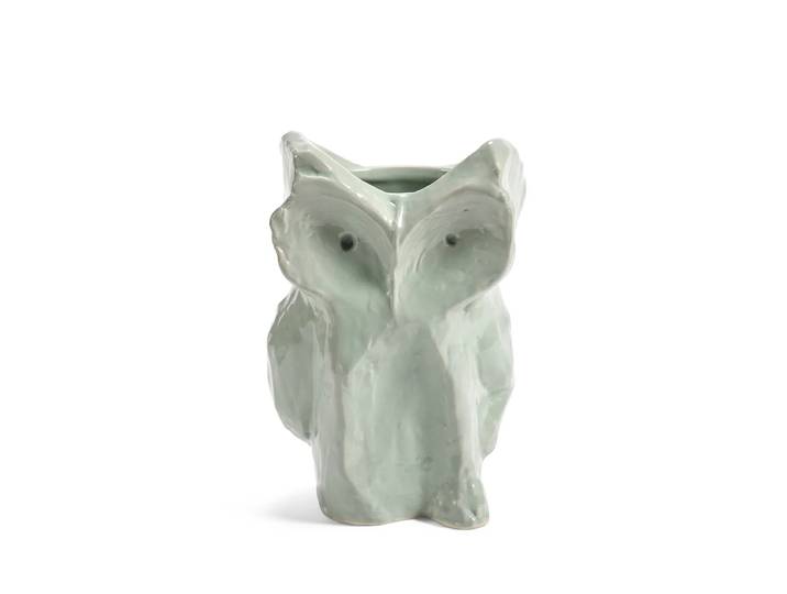 Serax - After Midnight Vase Owl, S, hellblau