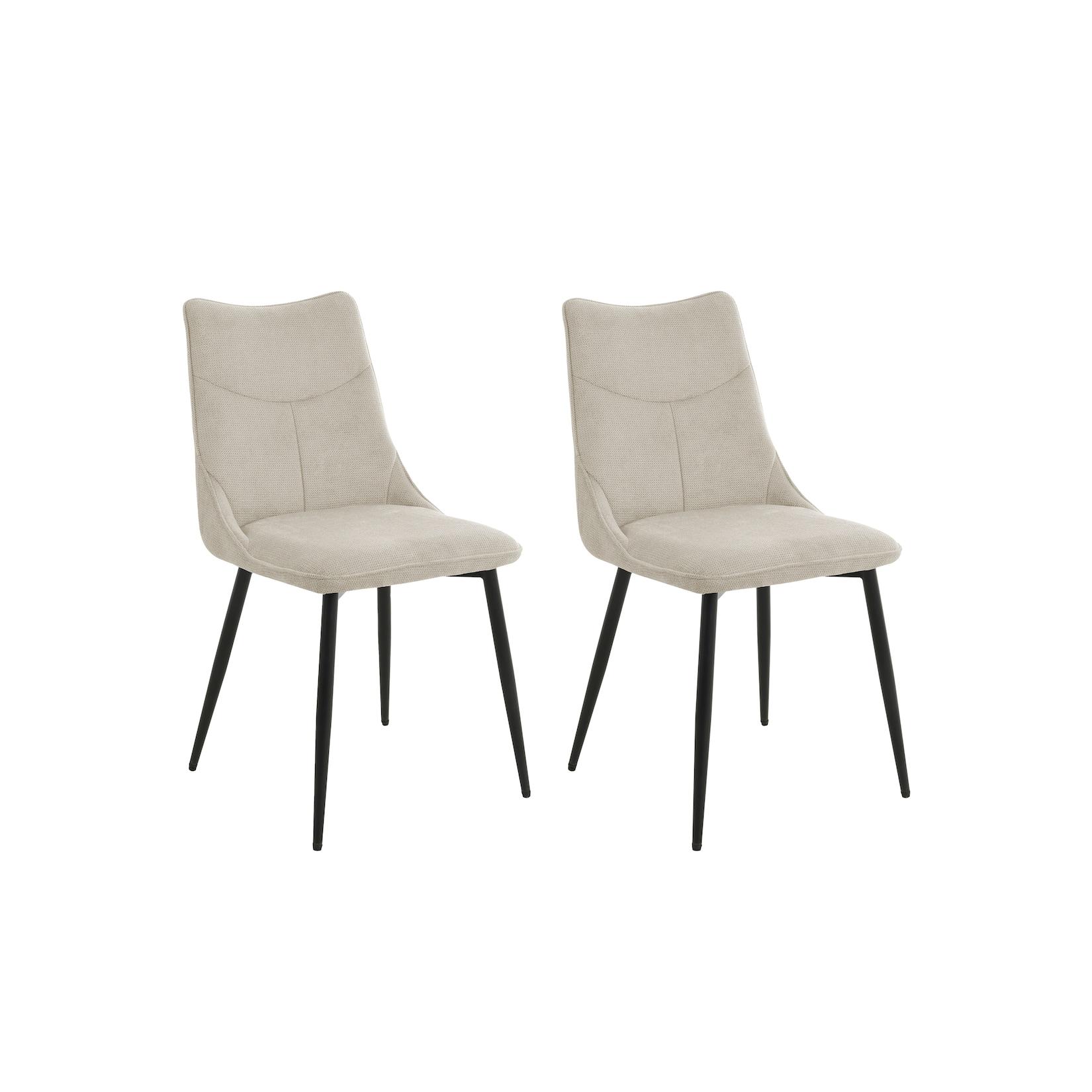 byLIVING Stuhl CARLO, Breite 59 cm, taupe
