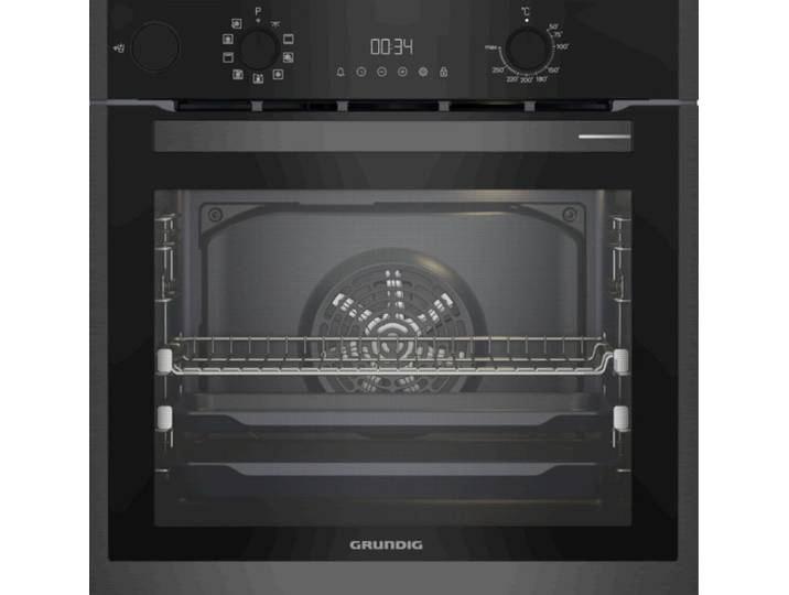 Grundig Dampfbackofen 2-fach Teleskopauszug HotAero Pro 72 Liter GEBD19300DX, mit 2-fach Teilauszug