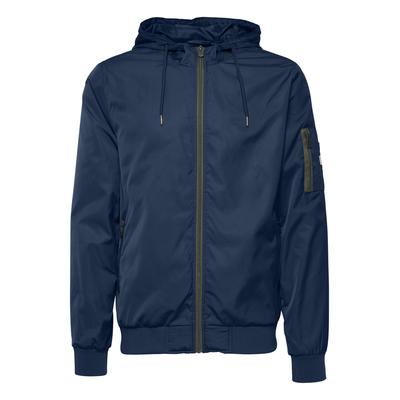 Windbreaker BLEND "Windbreaker BHRazy", Herren, Gr. L, blau (mood indigo blau), Obermaterial: 100% Polyester PES., Jacken Windbreaker