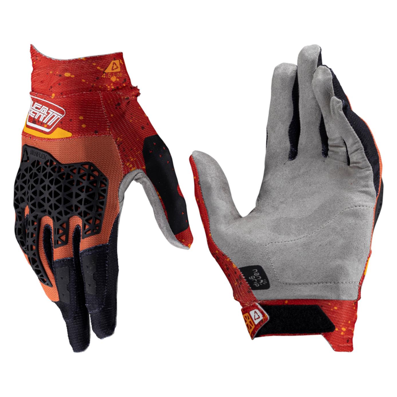 Leatt Moto 4.5 Lite Burn Handschuhe (Damen, Herren, 9) (DL6024-631-L)