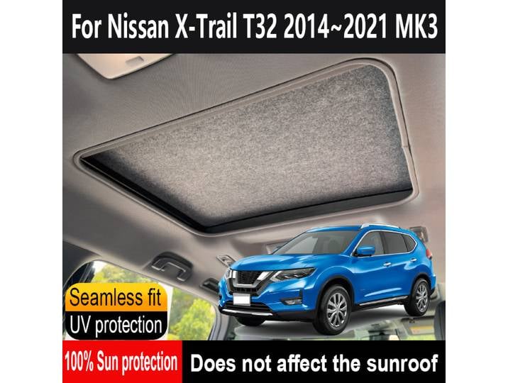 Pare-soleil de toit isolant pour Nissan X-Trail T32 2014~2021 20 MK3, anti-UV, adsorption électrostatique, rideau de toit