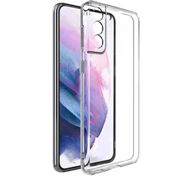 Schutzhülle für Samsung Galaxy S21 Plus Kamera Handyhülle Case Cover Tasche Transparent Smartphone Bumper ANTI-SHOCK/ ANTI-STOß