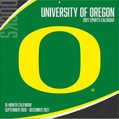 Oregon Ducks 2027 Team Wall Calendar
