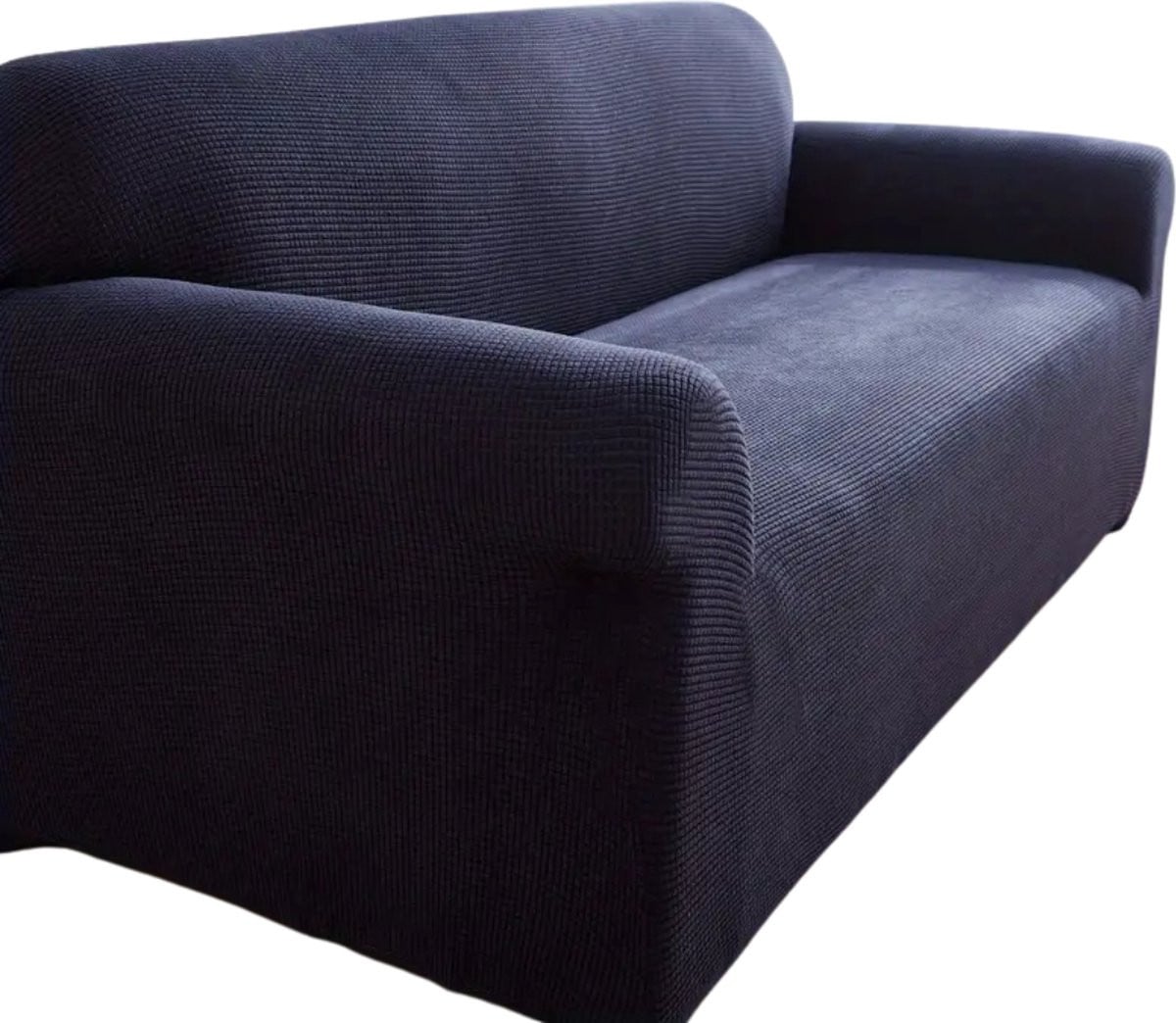 Nivard Bankhoes Stretch Bankbeschermer voor Sofa - Marineblauw - Enkel