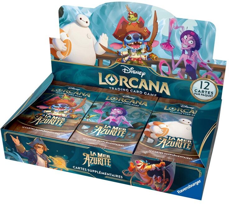 Display 24 Boosters FR : Chapitre 6 Mer Azurite - Disney Lorcana TCG
