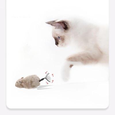 Realistic Plush Running Mouse Toy For Pets Realistic Plush Running Mouse Toy For Pets