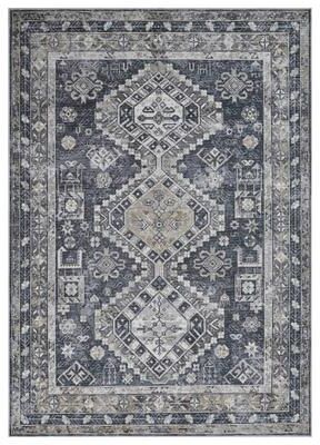 Amer Rugs Alaska Machine-Washable Vintage Medallion Power-Loomed Area/Runner Rug