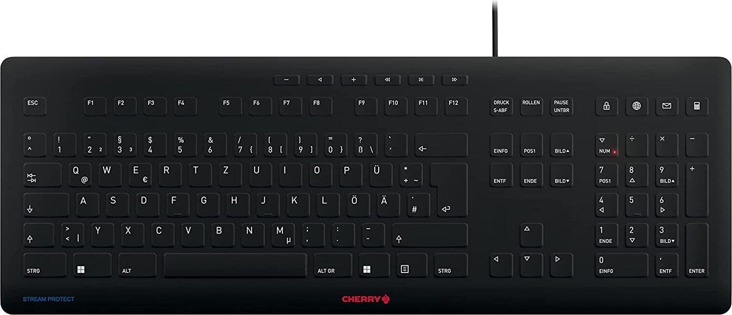 CHERRY STREAM PROTECT KEYBOARD JK-8502DE-2
