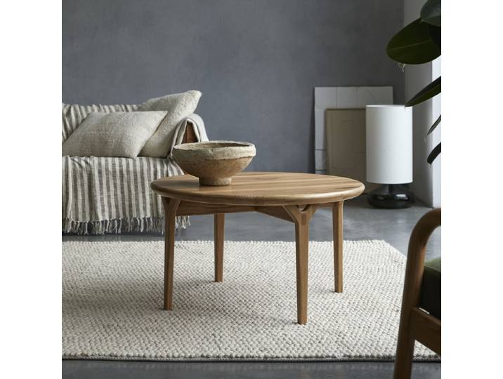 Couchtisch aus massiver Eiche - Natur - Oak