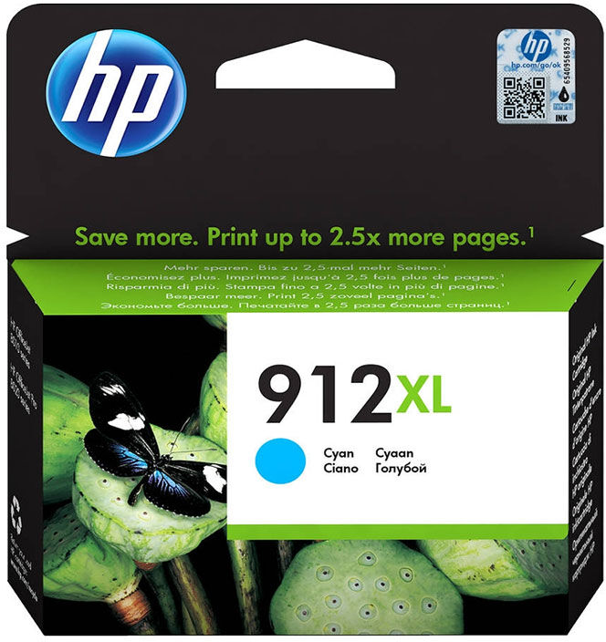 TINTEIRO HP 912XL CYAN 3YL81AE