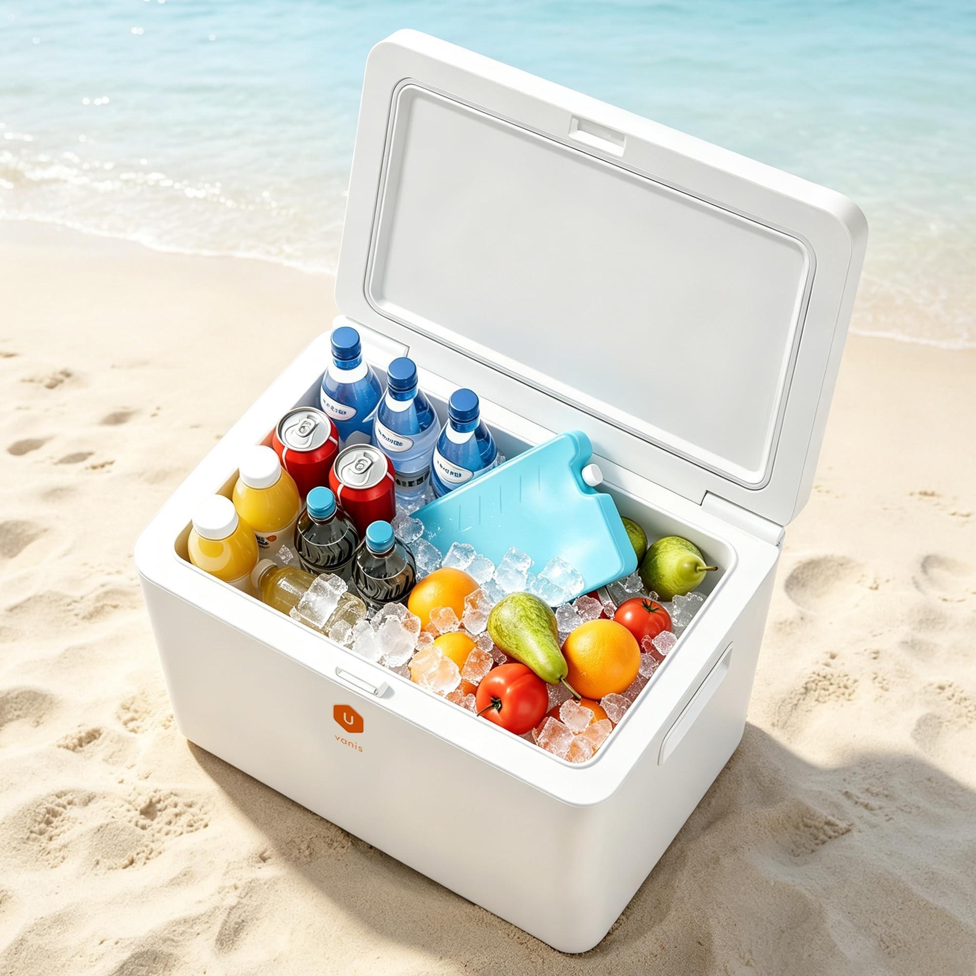 Isolierkühler mit Vakuumisolierung, 30 Liter, ideal für Camping