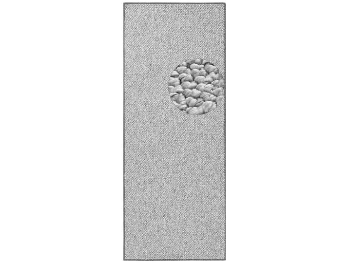Tapis couloir bouclé boules tuftés gris 80x200cm