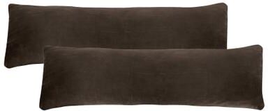 Fresh Ideas Microsuede Body Pillow Cover 2-Pack Body Pillow Cover by Fresh Ideas in Dark Blue