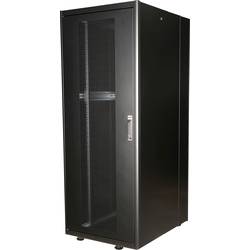 ROLINE 19-Zoll Serverschrank Basic 42 HE, 800x1000 BxT perforiert schwarz 26.21.0215