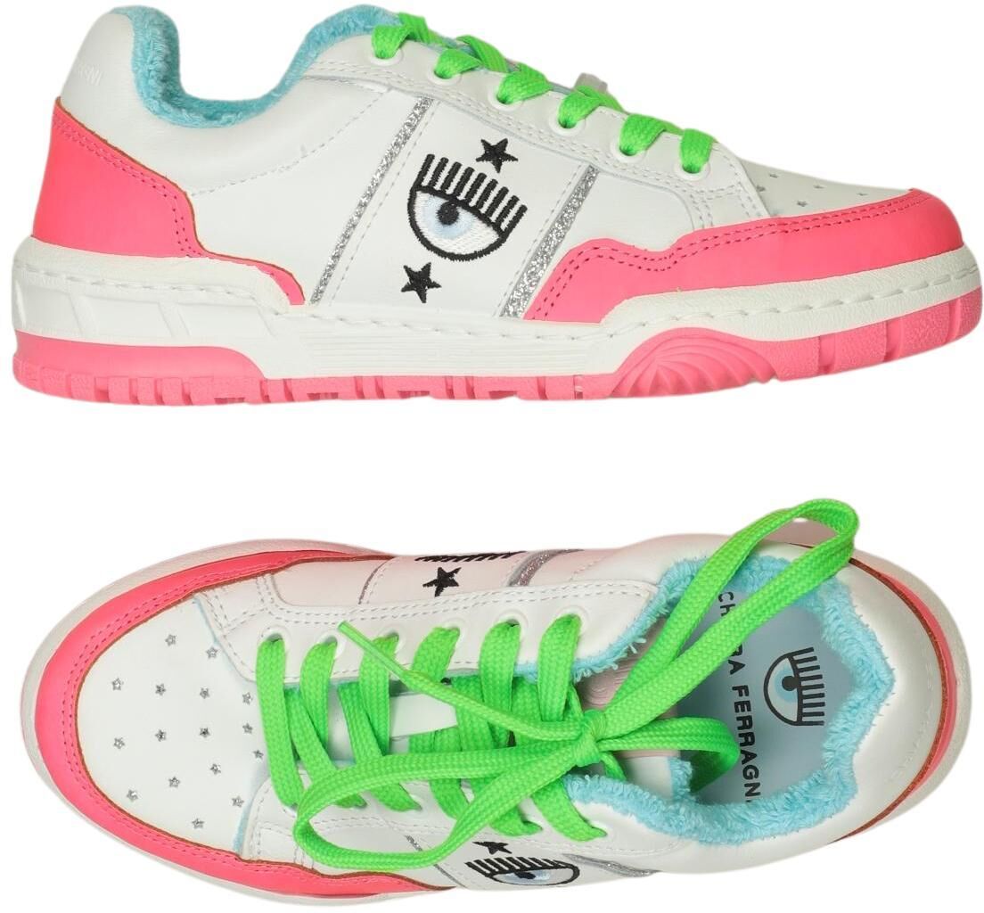 Chiara Ferragni Damen Sneaker, Neon, Gr. EU 35, Leder - Second Hand