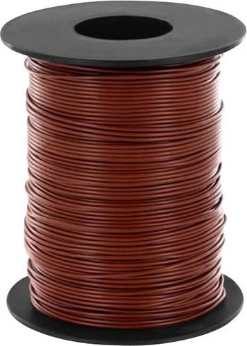 Donau Elektronik 119-18 Litze 1 x 0.14mm² Braun 100m