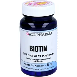 Biotin 2.5mg Gph Kapseln 30 ST