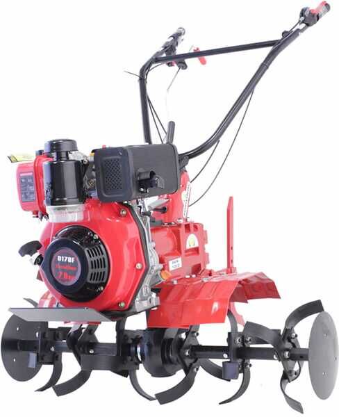 Eurosystems Euro 102 Diesel Motorhacke / Gartenfräse mit Zahnradgetriebe