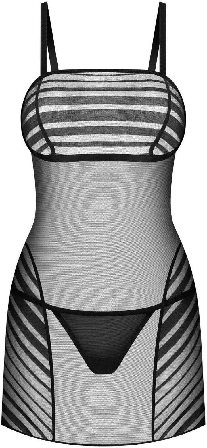 Obsessive Exquisite Lune Bellis nuisette - Noire