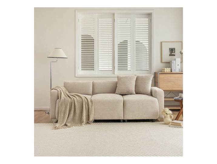 i@home 3-Sitzer Sofa,Wohnzimmersofa,Sofa mit Dekokissen,modernes Design, Sofa mit Dekokissen, Designer-Sofa