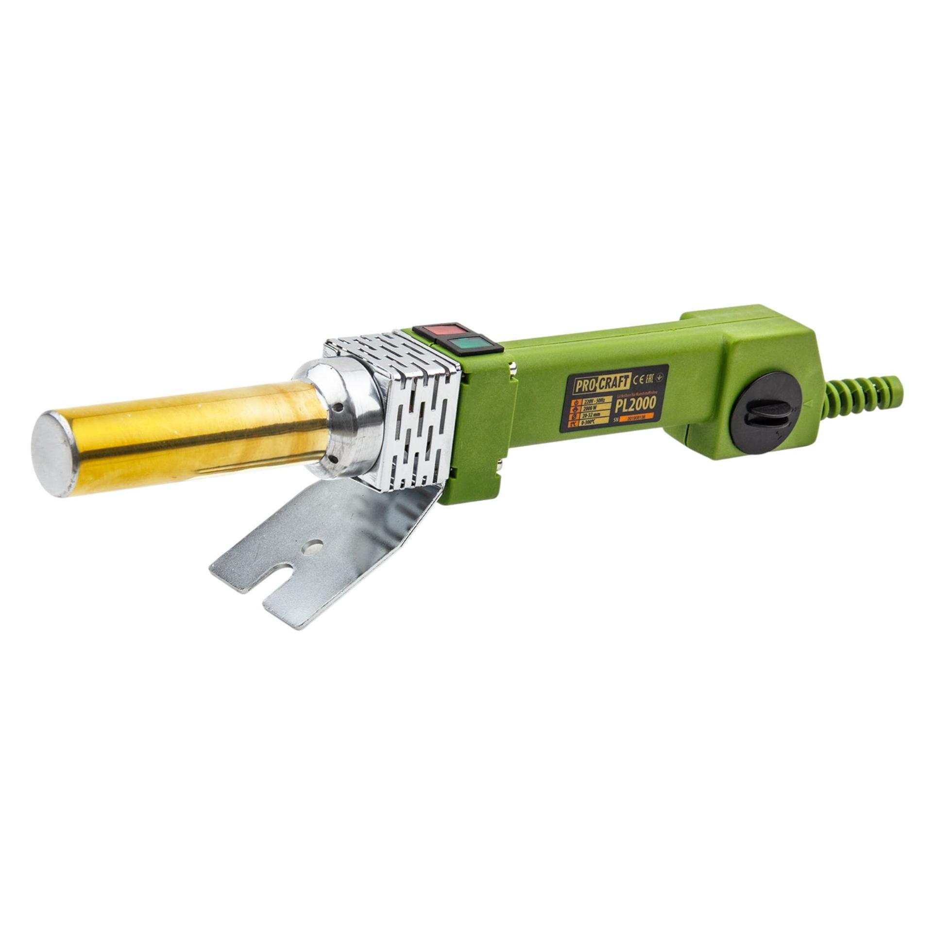 Procraft PL2000 Polyfusionsschweissgerät 800 Watt + Koffer (PL2000)