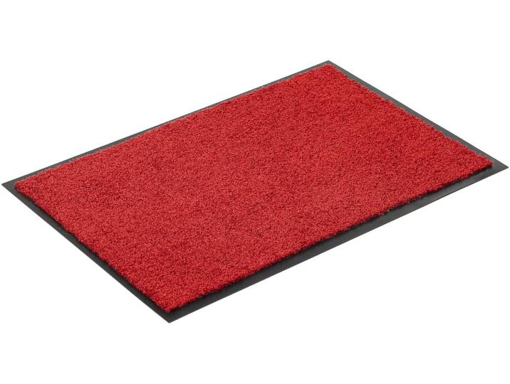 Fussmatte ASTRA Proper Tex 618 Gr. 16, rot, B:60cm H:9mm L:90cm, Kunstfaser, Teppiche, Fussmatte, Schmutzfangmatte, auch als Läufer, waschbar, In -und Outdoor geeignet