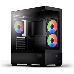 AeroCool ACCM-PN07033.11 (ATX, mATX, Mini-ITX), PC Gehäuse, Schwarz