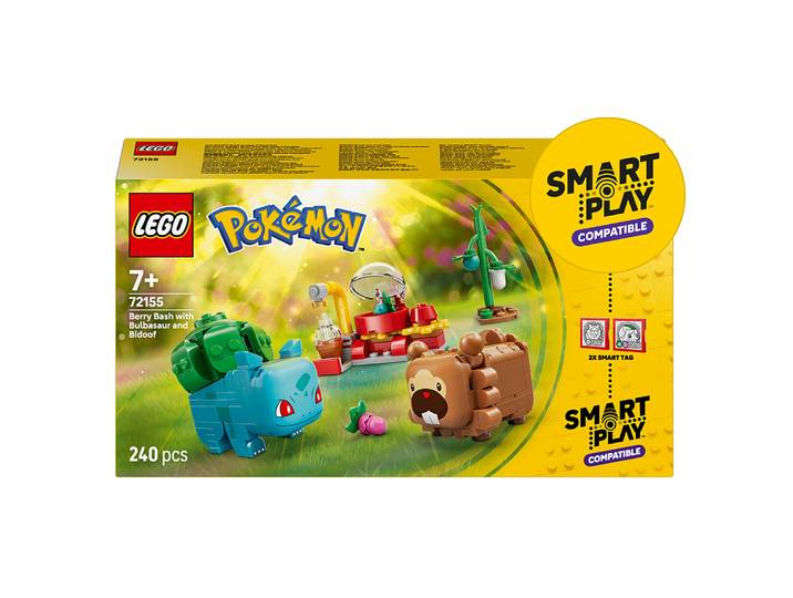 LEGO® Pokémon - SMART Play : Bulbizarre et Keunotor, Délice de Baies - 72155