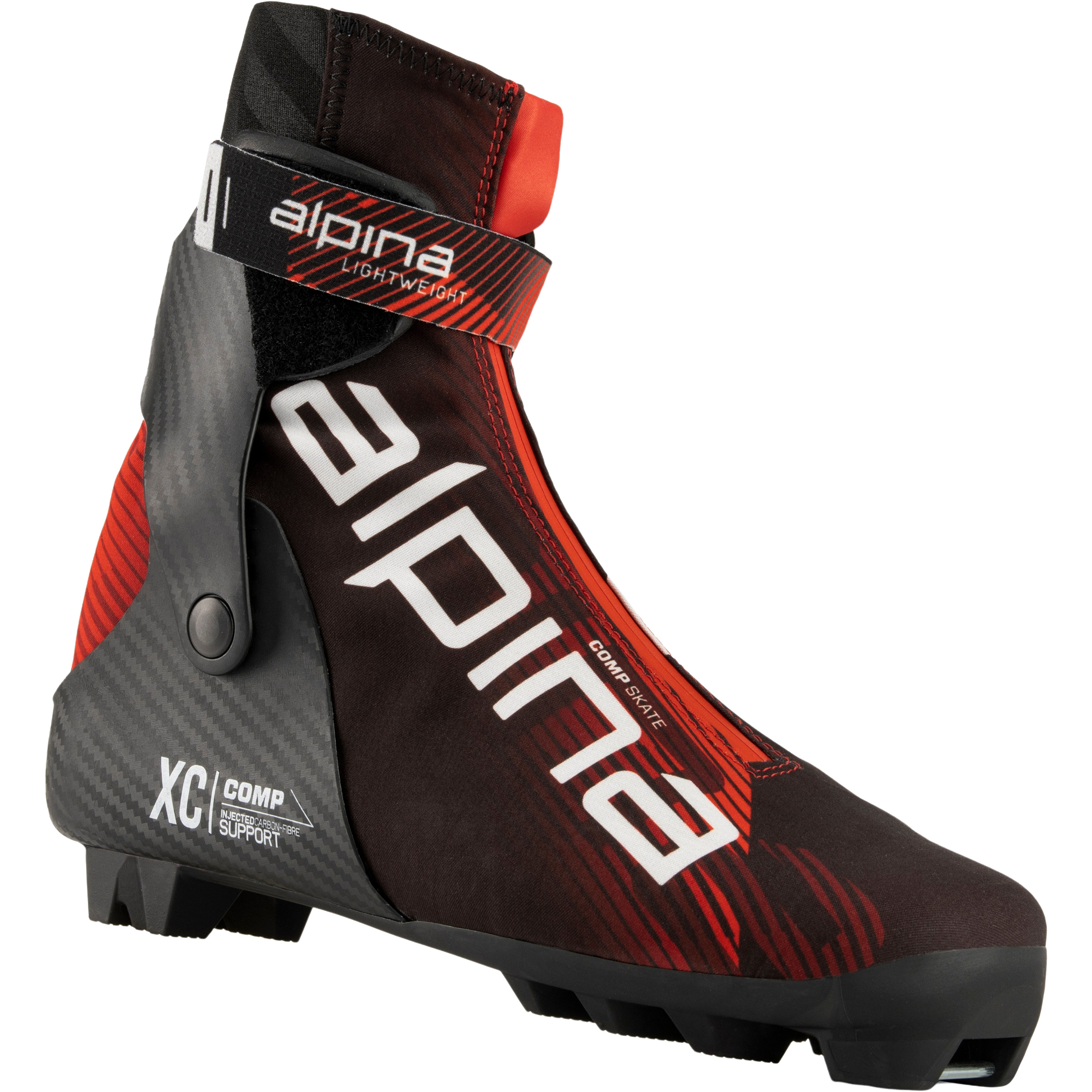 Alpina Sports Comp Skatingschuhe Schuh rot Größe 47 Langlauf Skating