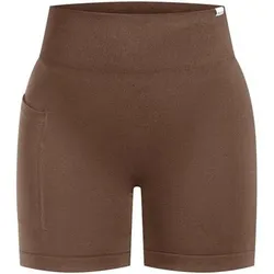 SMILODOX Short Leggings Temmy, Größe M in Braun Braun