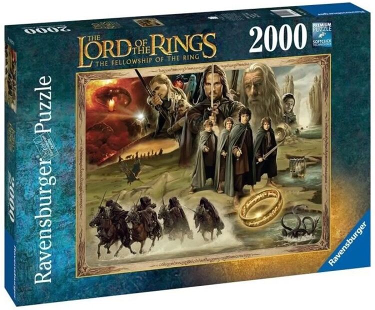 Ravensburger Puzzle 2000 pièces - La Communauté de l'anneau / Le Seigneur des anneaux
