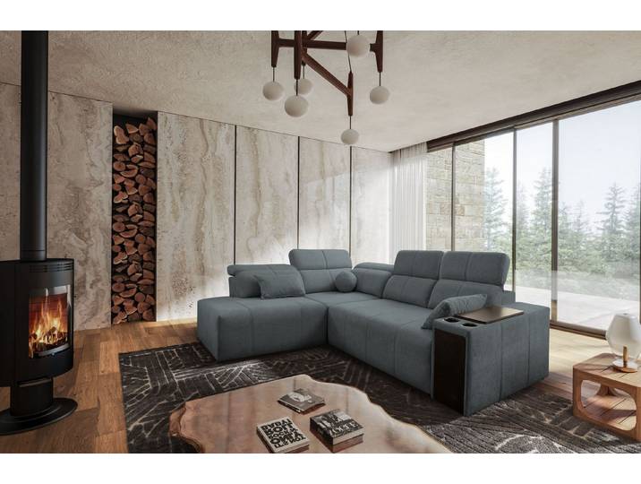 Kaiser Möbel Ecksofa Mindy VII mit Schlaffunktion, Stoff Verita, Ecksofa, mit Relaxfunktion